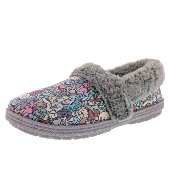 SKECHERS WOMEN SZ 8 BOBS TOO COZY POOCH PARADE 33351/GYMT SLIPPERS NIB - Picture 1 of 15